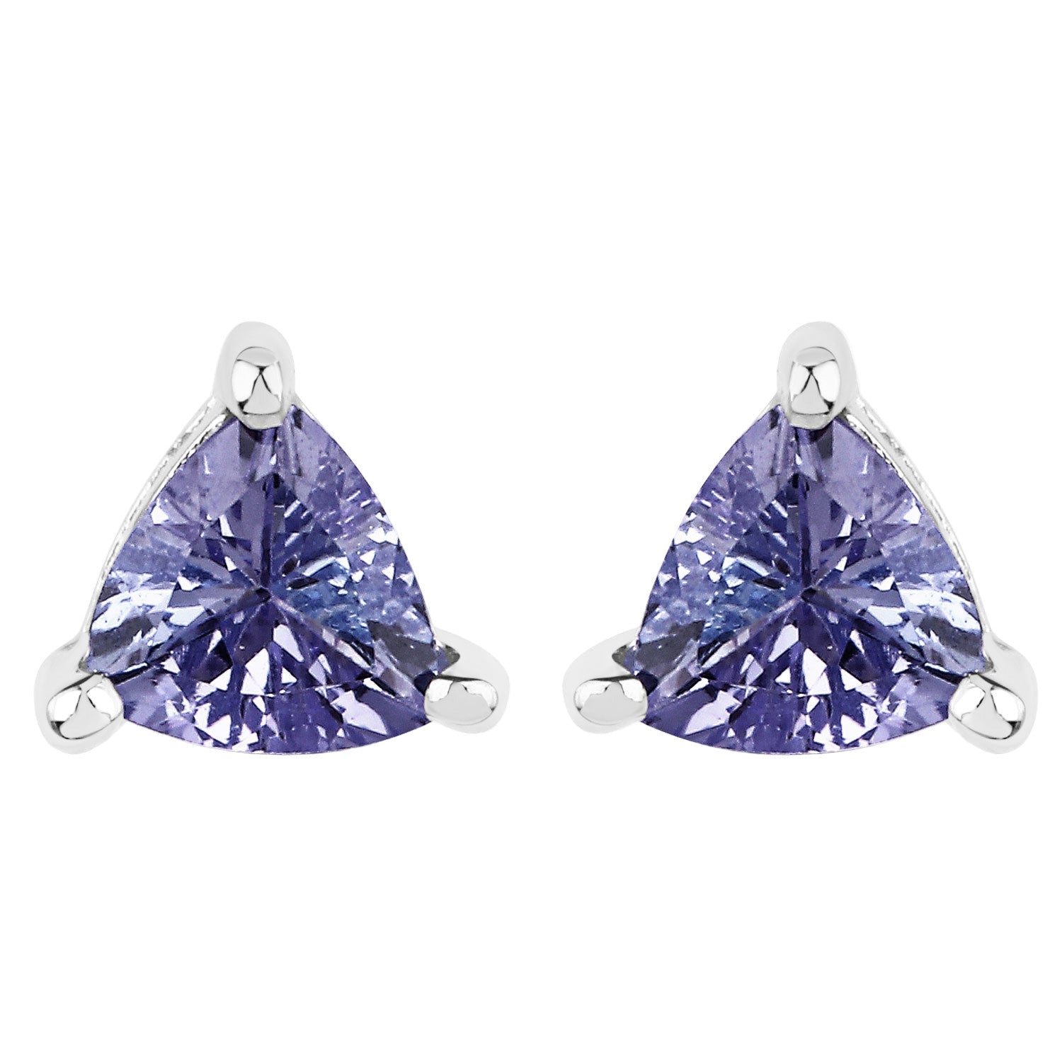 14K White Gold-Plated Earrings