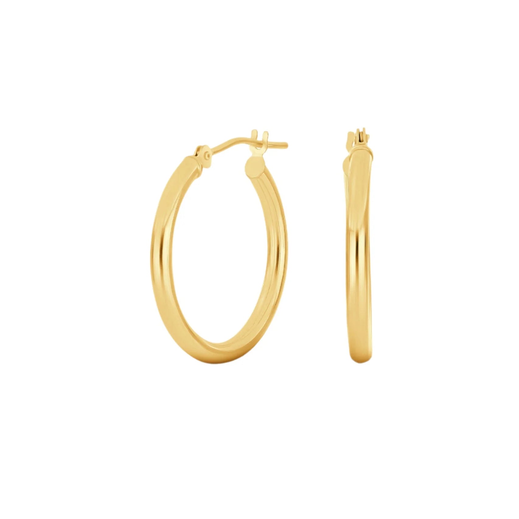 Bold Babe Standard Tube Hoop - 18k Gold-Plated - 3mm x 20mm