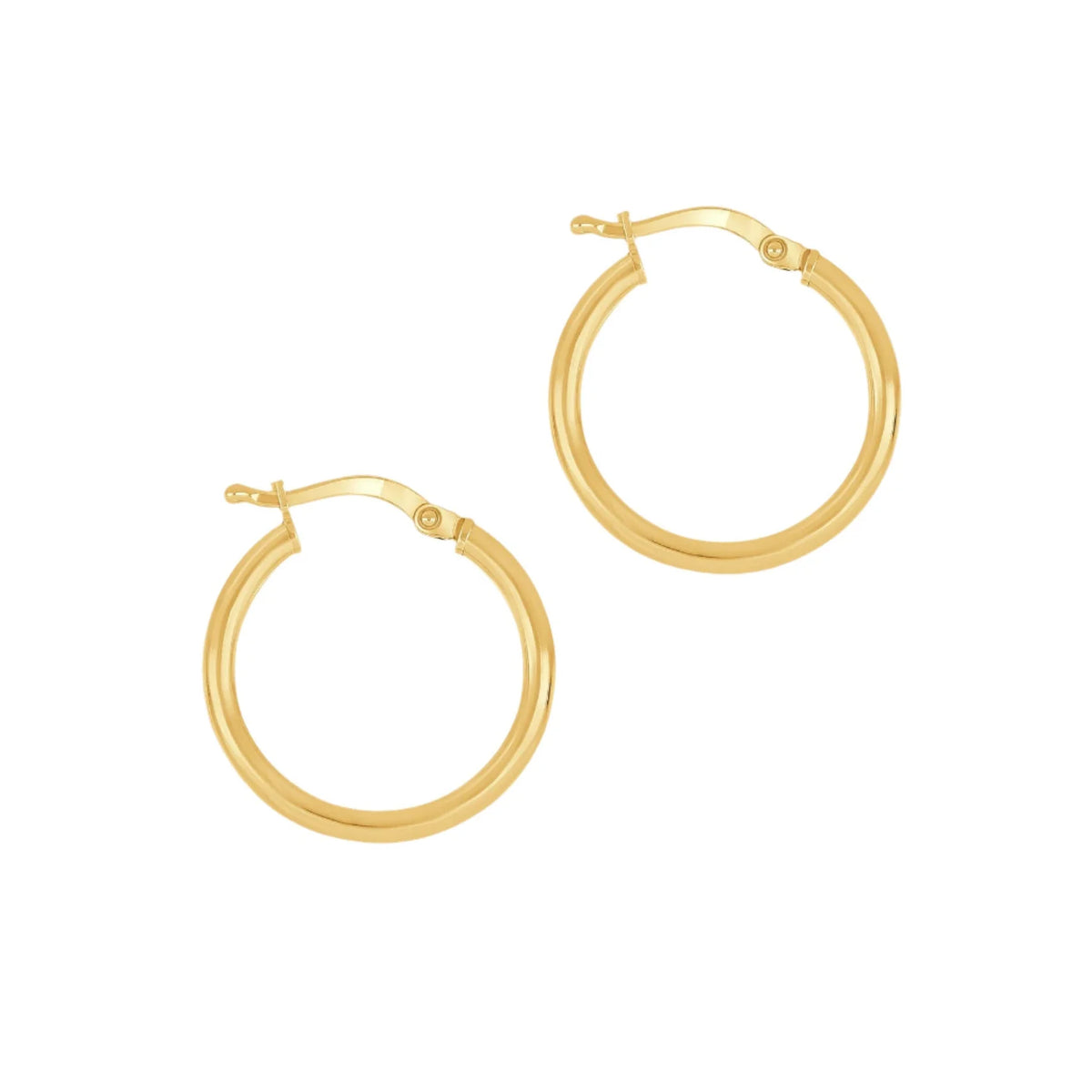 Bold Babe Standard Tube Hoop - 18k Gold-Plated - 3mm x 20mm