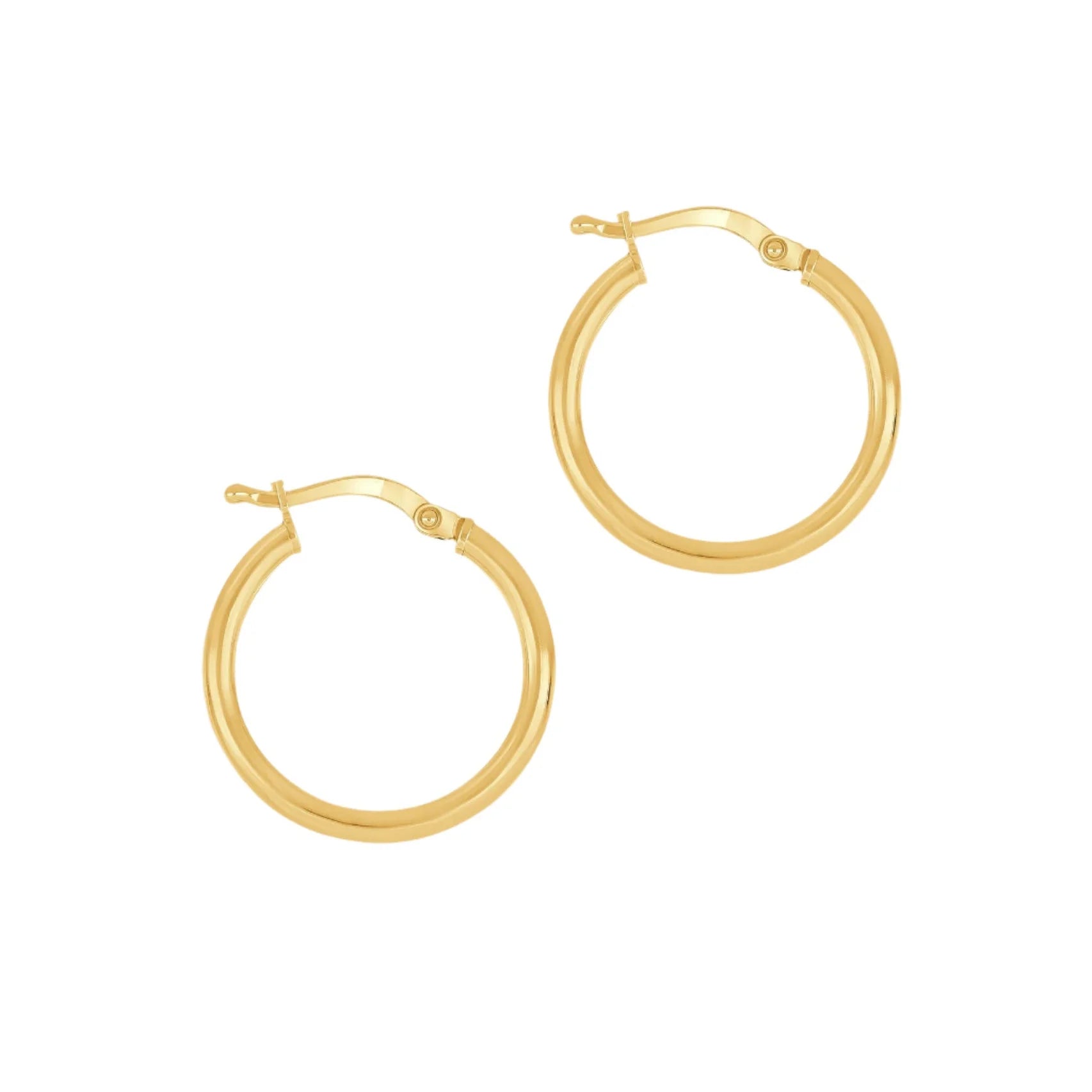 Bold Babe Standard Tube Hoop - 18k Gold-Plated - 3mm x 20mm