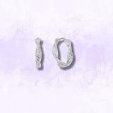 Voltage Curve CZ Wave Mini Hoops