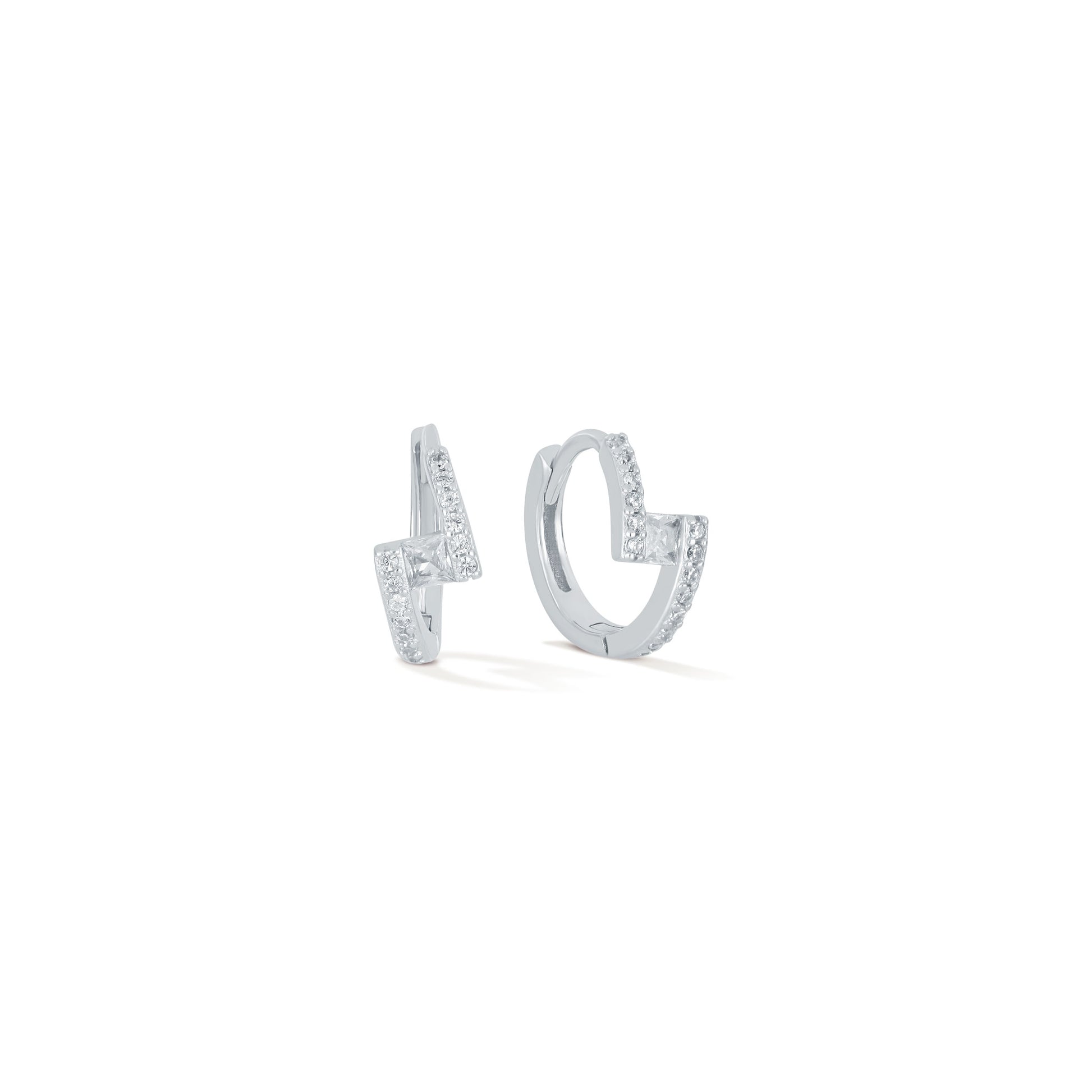 Shock Value Hoops - 925 Sterling Silver