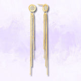 Pavé Studs with Tassels