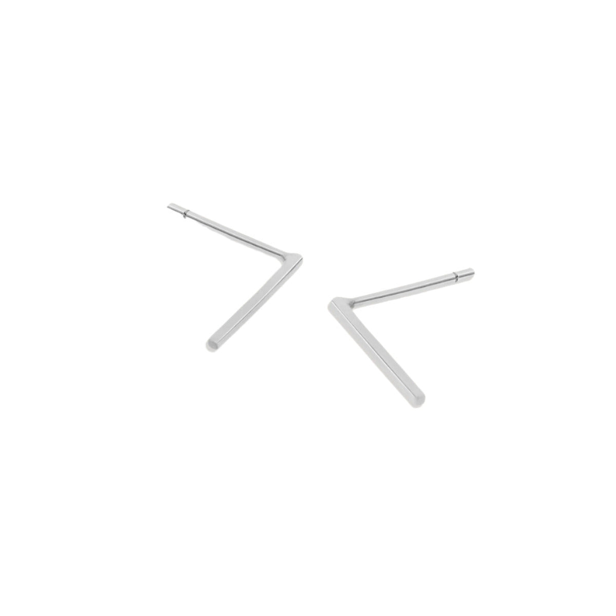 Pendientes de barra larga Stay Sharp - Chapado en oro de 18 quilates / Plata de ley 925