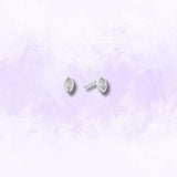 Bezel Set Marquise CZ Studs