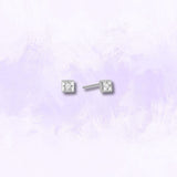 Square Illusion Studs