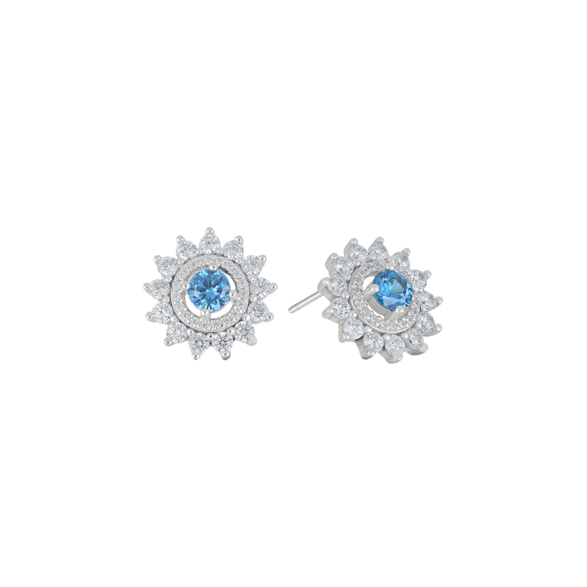 Frostbite Halo Studs - 18k Gold-Plated / 925 Sterling Silver