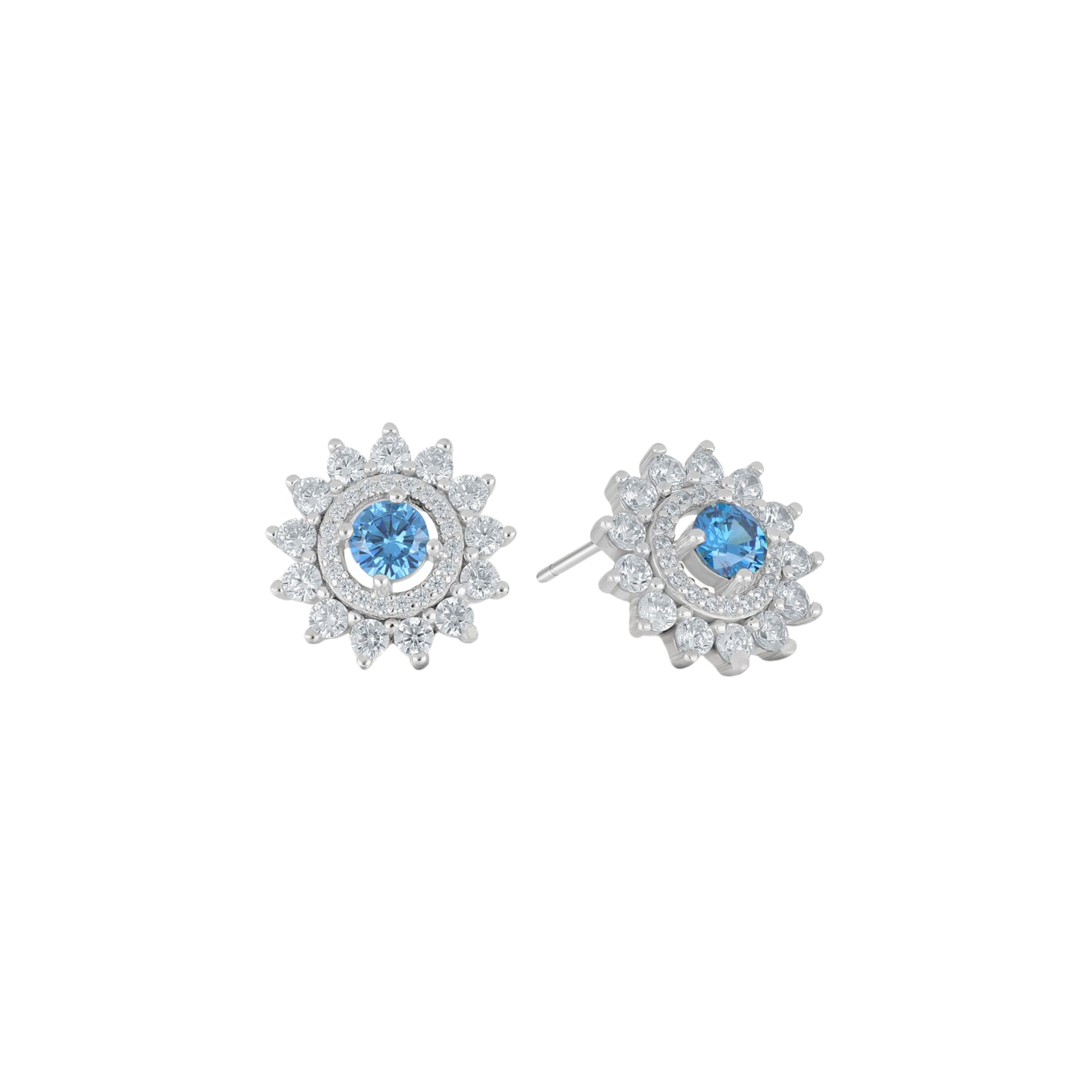 Frostbite Halo Studs - 18k Gold-Plated / 925 Sterling Silver