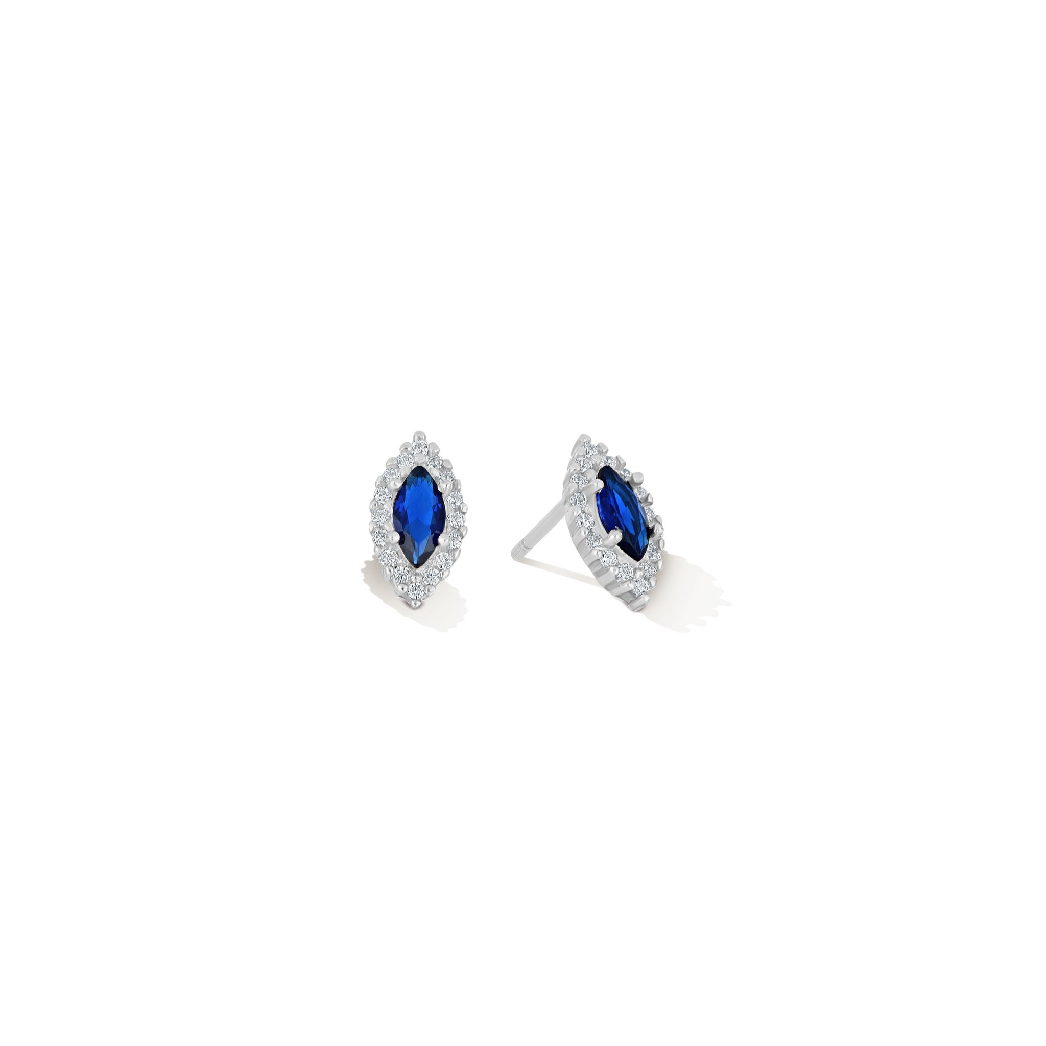 Royal Marquise Gem Stud Earrings