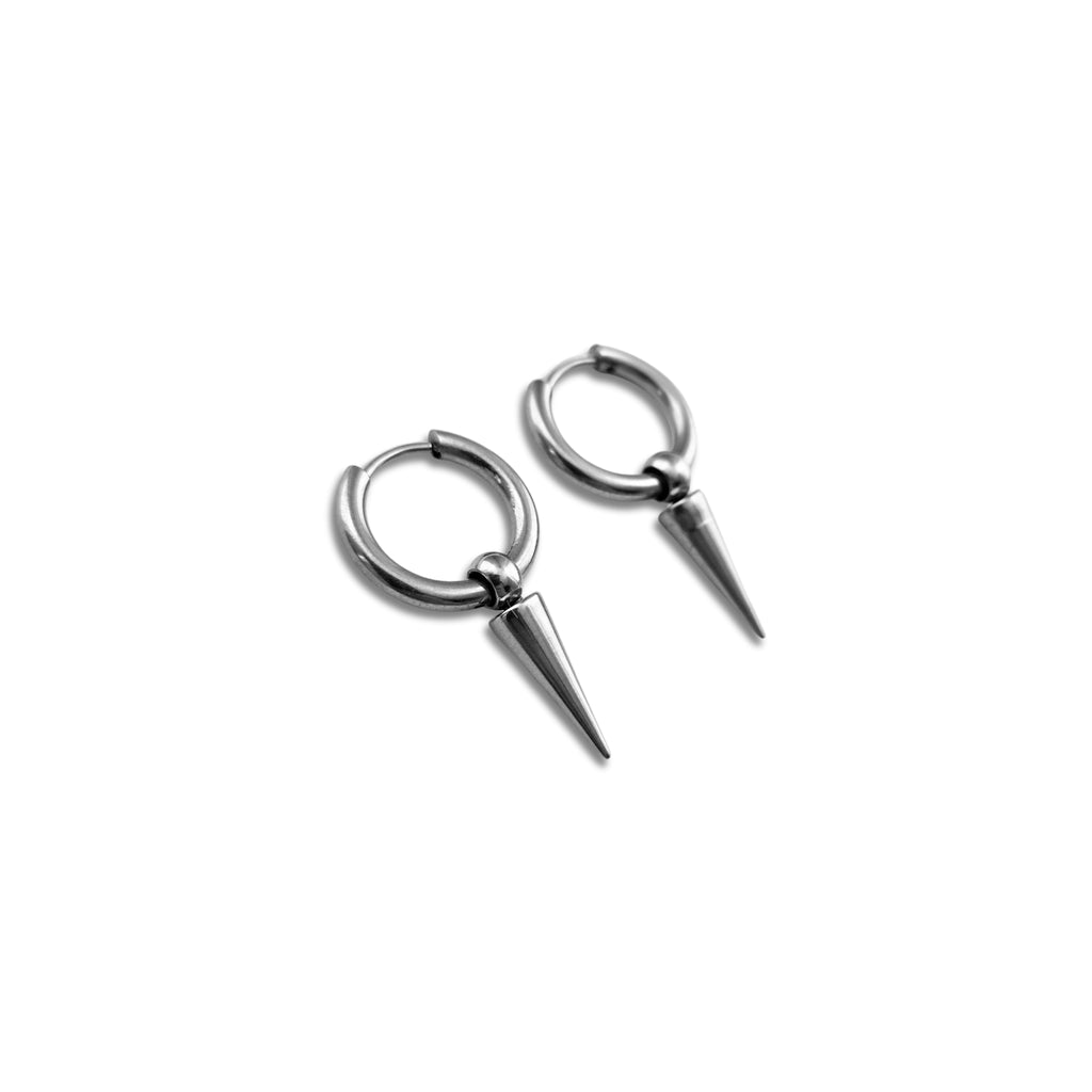 Spike Hoops - Stainless Steel